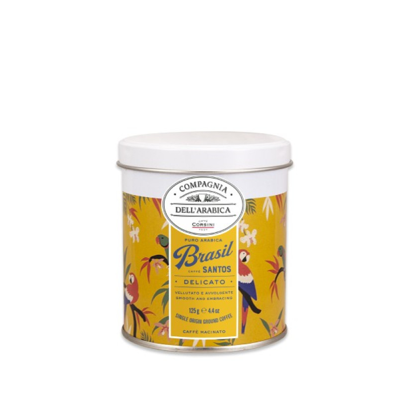 Caffe Corsini Compagnia dell'Arabica Brasil malta kafija bundžā, 125g