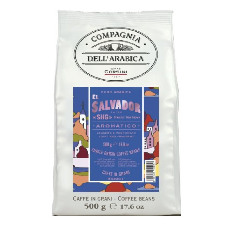 Caffe Corsini Compagnia dell'Arabica El Salvador kafijas pupiņas, 500g