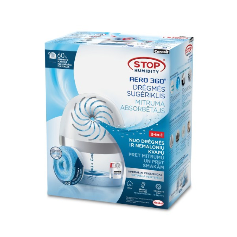 Ceresit Stop Humidity AERO 360° mitruma absorbents, balts