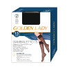 Golden Lady Classico 15den NERO pusgarās zeķes