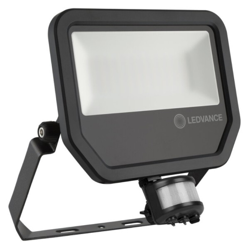 Ledvance Floodlight  PFM 50 W 4000 K SYM 100 S BK gaismeklis ar sensoru