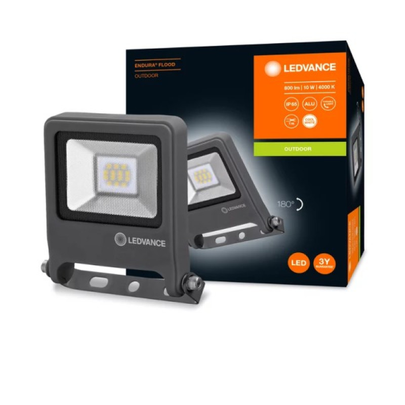 Ledvance Endura flood 10W 840 DG gaismeklis