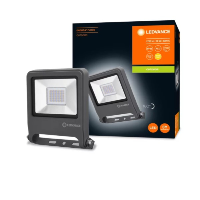 Ledvance Endura flood 30W 830 DG gaismeklis