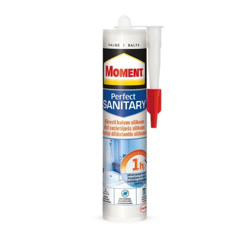 Moment Sanitary Silicone Expr 280ml hermetikis