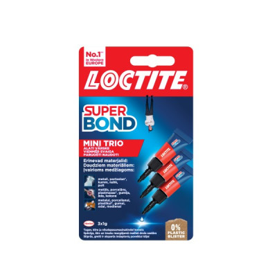 Super Attak Mini Trio Liquid cianakrilata lime 3x1g