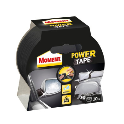 Moment PowerTape limlenta 10m, melna