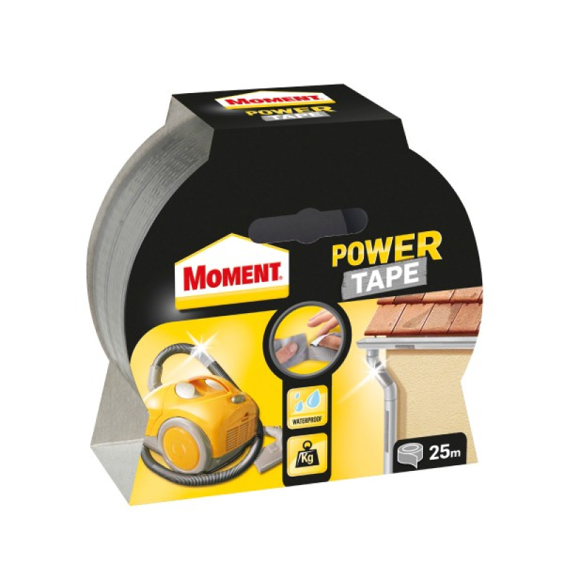Moment PowerTape limlenta 25m, sudraba