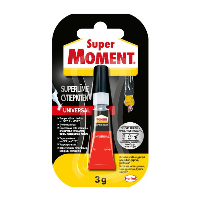 Super Moment Universal Liquid cianakrilata superlime 3g