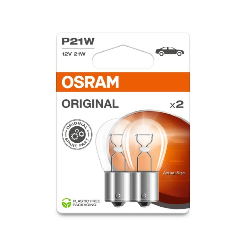 Osram auto OS 7506-02B 21W 12V BA15S BLI2DK spuldze