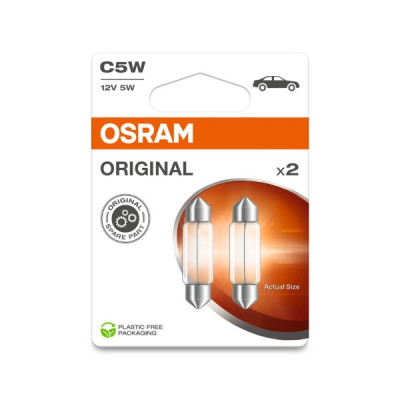 Osram auto OS C5W 6418-02B 5W 12V SV8,5-8 BLI2DK spuldze