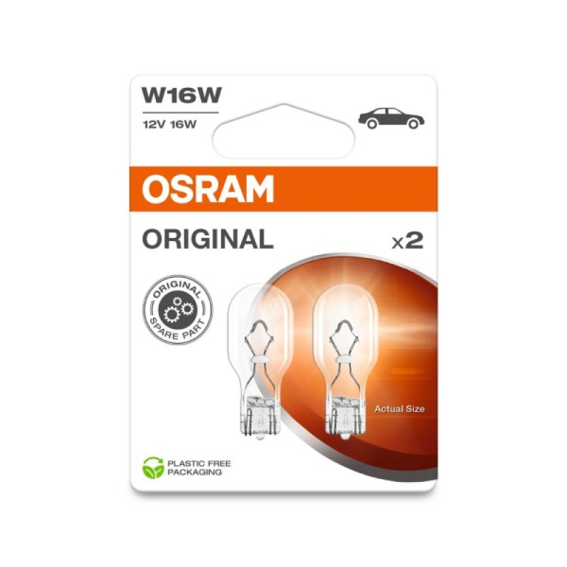 Osram auto OS W16W 921-02B 16W12VW2.1X9.5D10XBLI23COSI spuldze