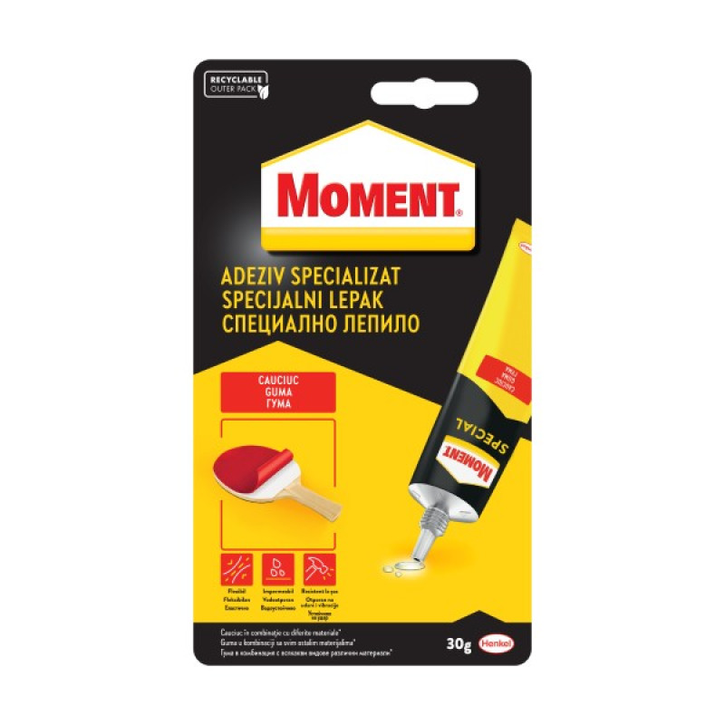 Moment Rubber gumijas lime 30ml, blist.