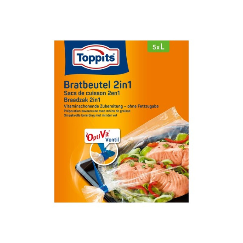 Toppits Cepammaisiņi 2in1, L izmēra 5 gab.