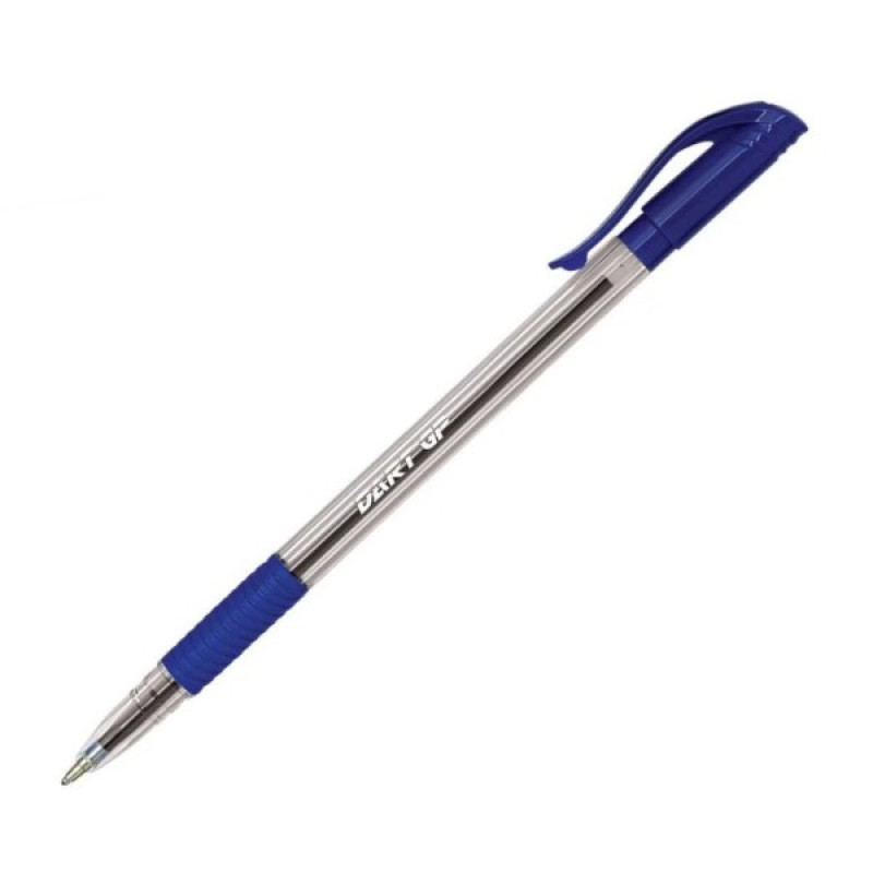 Unomax Dart GP clear 0.7 lodīšu pildspalva, zila