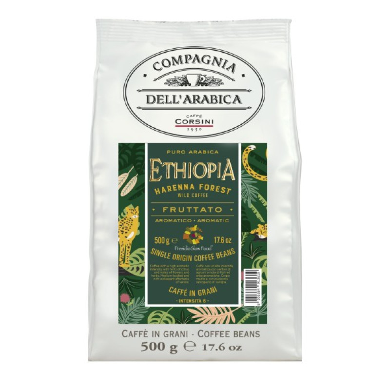 Caffe Corsini Compagnia dell'Arabica Ethiopia kafijas pupiņas, 500g