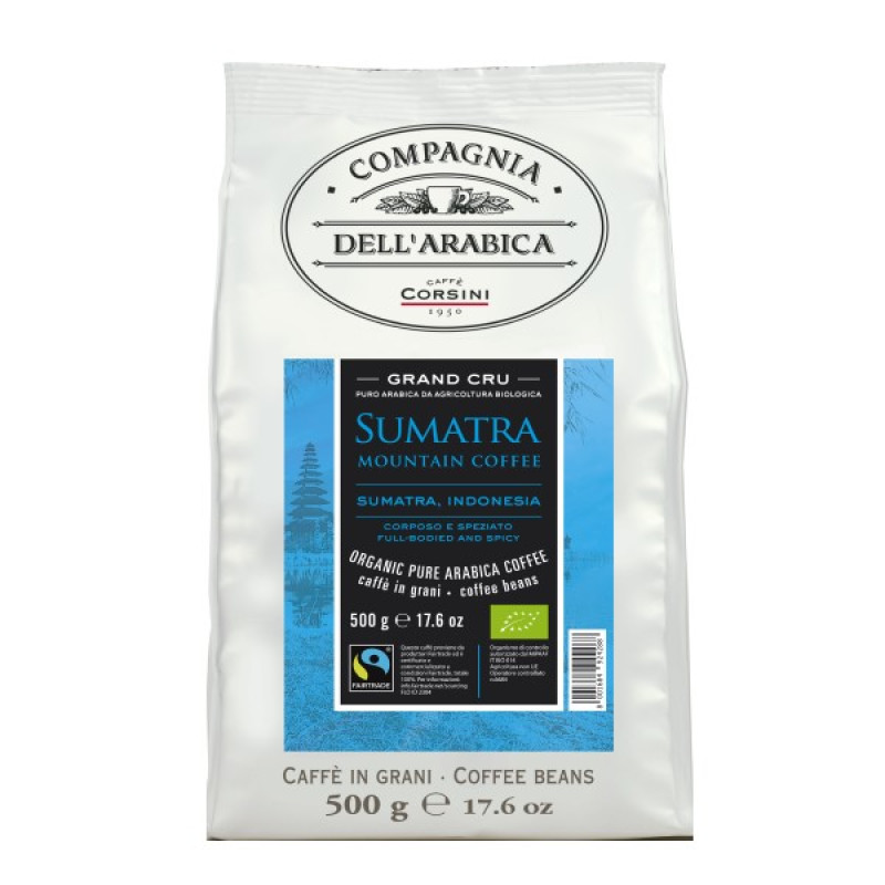 Caffe Corsini Compagnia dell'Arabica Grand Cru Sumatra kafijas pupiņas, 500g