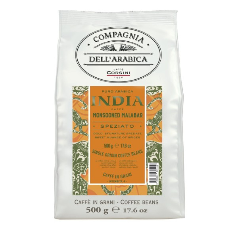 Caffe Corsini Compagnia dell'Arabica India kafijas pupiņas, 500g