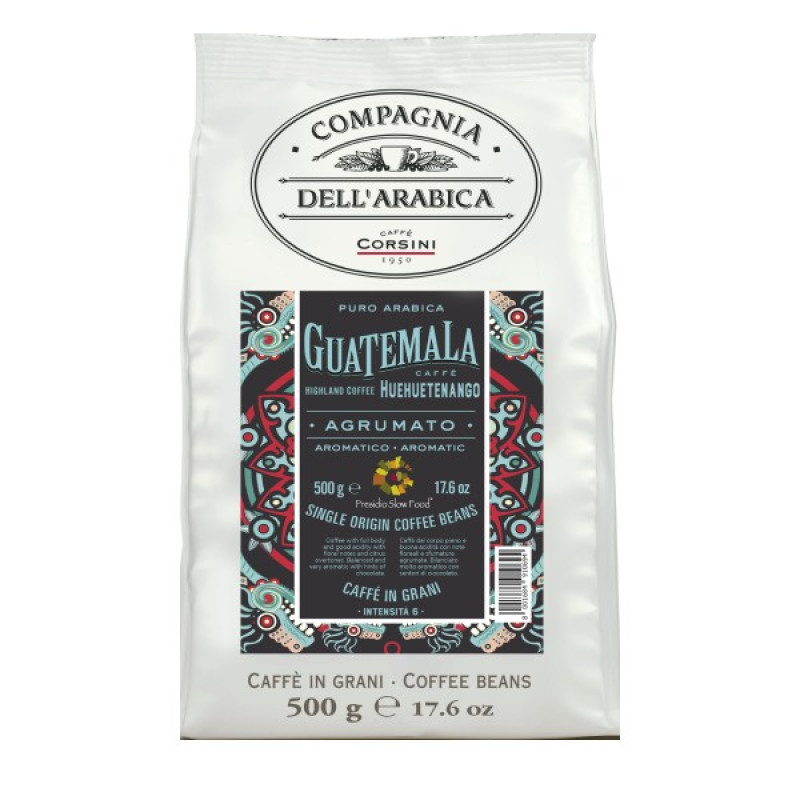 Caffe Corsini Compagnia dell'Arabica Guatemala kafijas pupiņas, 500g