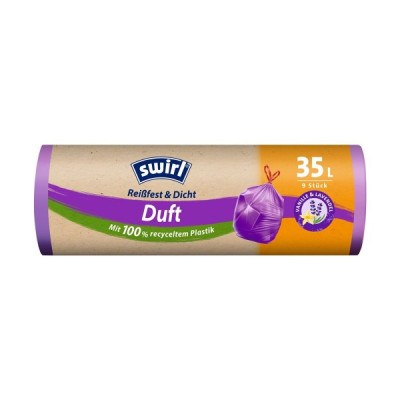 Swirl 9 gab.x35L aromatizētie atkritumu maisi (vaniļa-lavanda)